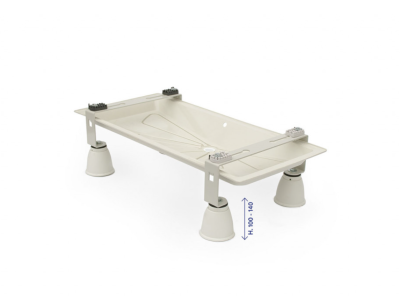 Suport de podea cu tava de scurgere Infinity mica Blue River si picioare fixe Genius 1000 - SCD500014