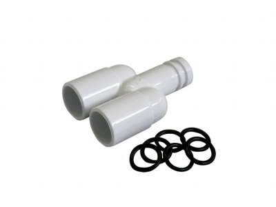 Manson condes "Y" pentru tub evacuare fexibil cu o-ring 18x18 - 11126020