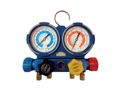 Stație manometrică cu 4 ieșiri si protecție din cauciuc R32-R410-R22 - TSC200016