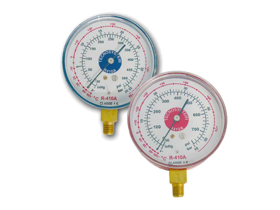 Manometru albastru de presiune scăzută pentru R22-R407C-R410A - RIC00022