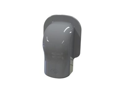 Terminație cu cot 90 de grade OPTIMA GRI ANTRACIT TM 75-OPT - SCD100152